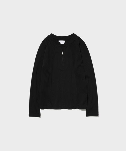 【新品】ツイードロングスリーブトップス コットンメッシュロングスリーブトップス 長袖[品番