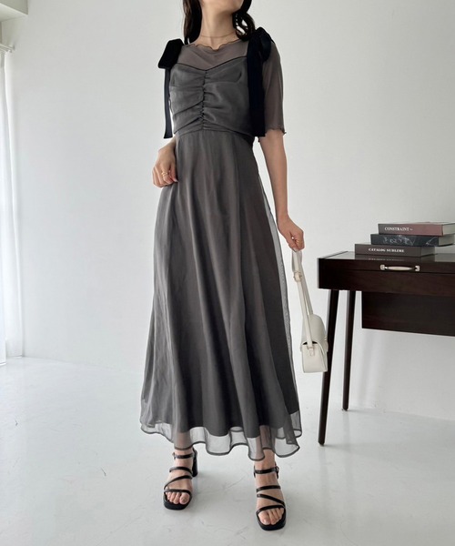 one after another NICE CLAUP（ワンアフターアナザーナイスクラップ）の「ストーム付きストラップサンダル（サンダル・レディース・ブラック/アイボリー・L/M/S）」の21枚目の写真