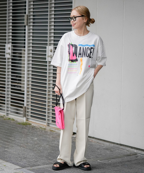 OUTDOOR PRODUCTS（アウトドアプロダクツ）の「DANCE LOGO TEE（Tシャツ/カットソー・レディース・ホワイト/ブラック・FREE）」の12枚目の写真