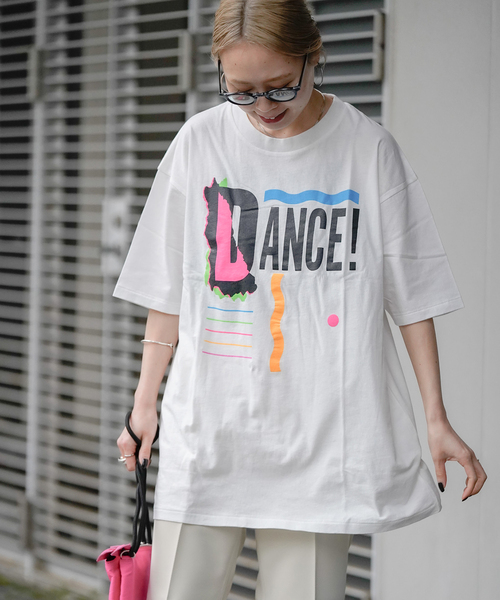 OUTDOOR PRODUCTS（アウトドアプロダクツ）の「DANCE LOGO TEE（Tシャツ/カットソー・レディース・ホワイト/ブラック・FREE）」の13枚目の写真