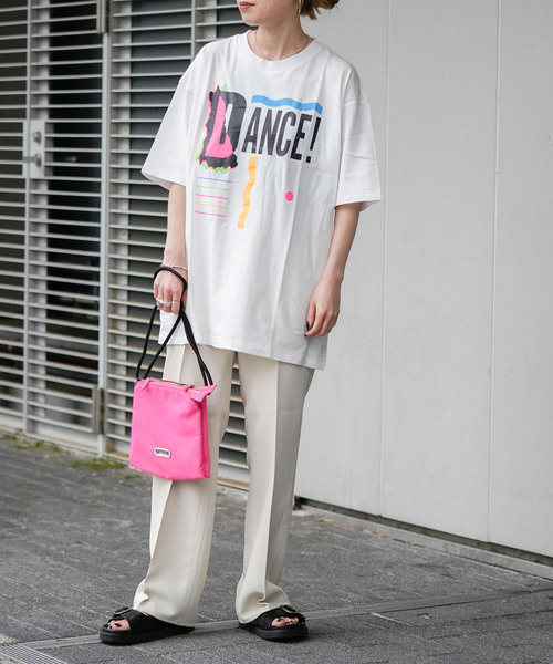 OUTDOOR PRODUCTS（アウトドアプロダクツ）の「DANCE LOGO TEE（Tシャツ/カットソー・レディース・ホワイト/ブラック・FREE）」の16枚目の写真