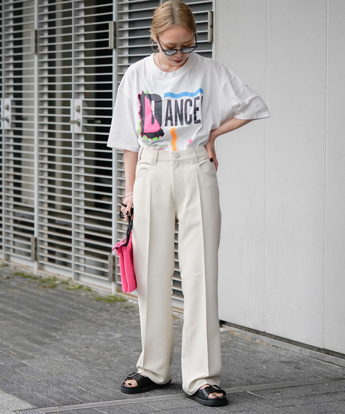 OUTDOOR PRODUCTS（アウトドアプロダクツ）の「DANCE LOGO TEE（Tシャツ/カットソー・レディース・ホワイト/ブラック・FREE）」の19枚目の写真