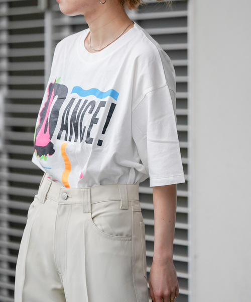 OUTDOOR PRODUCTS（アウトドアプロダクツ）の「DANCE LOGO TEE（Tシャツ/カットソー・レディース・ホワイト/ブラック・FREE）」の20枚目の写真