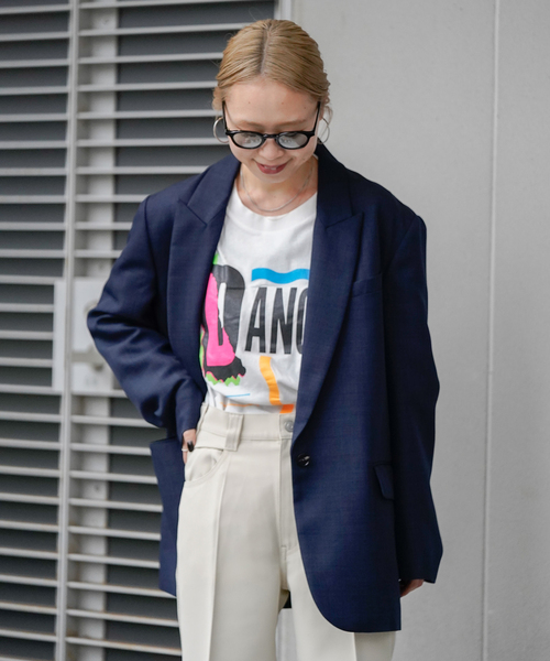 OUTDOOR PRODUCTS（アウトドアプロダクツ）の「DANCE LOGO TEE（Tシャツ/カットソー・レディース・ホワイト/ブラック・FREE）」の22枚目の写真