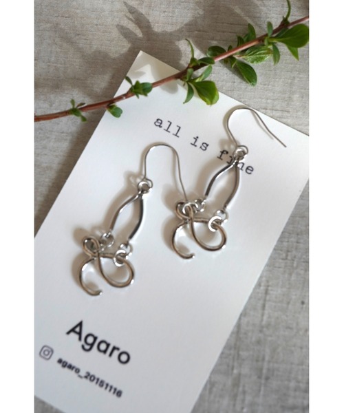 tone(トーン)の「【Agaro】No.409 シルバーピアス サージカルステンレス(MA)(ピアス(両耳用)・レディース・シルバー/その他1/その他4・FREE)」の5枚目の写真