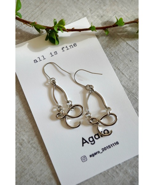 tone(トーン)の「【Agaro】No.409 シルバーピアス サージカルステンレス(MA)(ピアス(両耳用)・レディース・シルバー/その他1/その他4・FREE)」の6枚目の写真