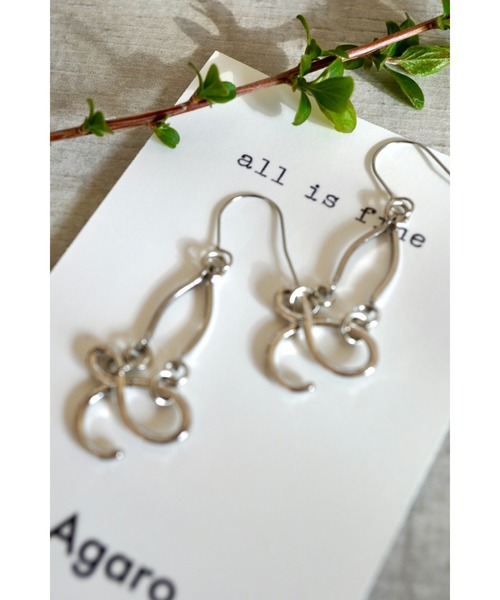 tone(トーン)の「【Agaro】No.409 シルバーピアス サージカルステンレス(MA)(ピアス(両耳用)・レディース・シルバー/その他1/その他4・FREE)」の7枚目の写真