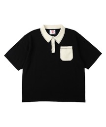 サノバチーズ  ニットポロ Line Polo Knit ニット 新品 定価 サノバチーズ ニットポロ Line Polo Knit ニット 新品 定価