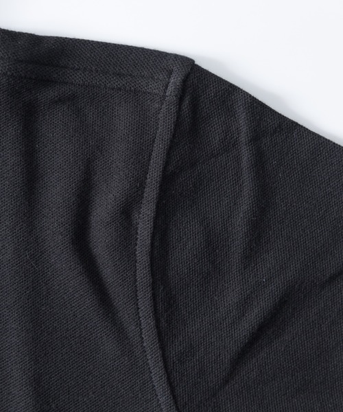 NYLAUS（ナイラス）の「レギュラーフィット 脇消臭テープ 交編鹿の子 ショートスリーブ ポロシャツ（ポロシャツ・メンズ・ブラック/ブルー/ターコイズブルー/ネイビー/レッド/ホワイト・LL/L/M/XS/S）」の9枚目の写真