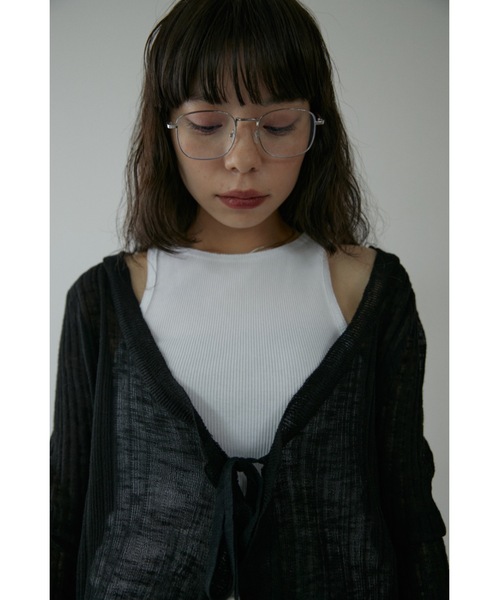 DRWCYS(ドロシーズ)の「フリルシアーカーデ(カーディガン/ボレロ・レディース・ブラック/アイボリー・FREE)」の13枚目の写真