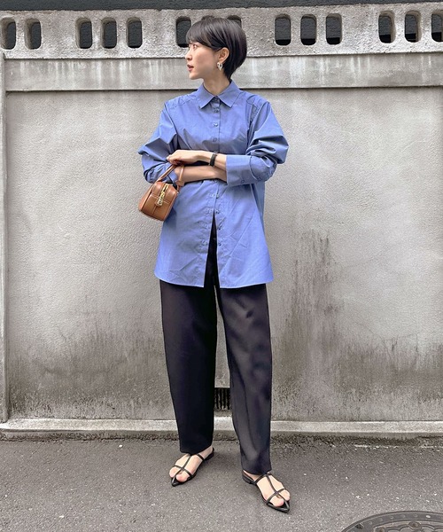 【SITTE】ポインテッドTストラップミュールサンダル