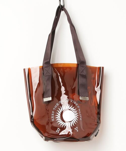 ROXY(ロキシー)の「ロキシー ROXY SOL DE VERANO MINI TOTE(トートバッグ・レディース・オフホワイト/ブラウン/ブラック・ONE SIZE)」の3枚目の写真