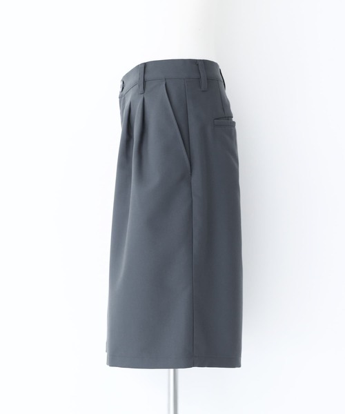 n'OrLABEL(ノアールレーベル)の「ベーシックワイドハーフパンツ(その他パンツ・メンズ・ブラック/グレイッシュブルー・M/L/XL)」の18枚目の写真