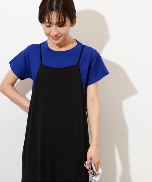 JOURNAL STANDARD relume(ジャーナルスタンダード レリューム)の「《追加2》TCワッフルショートスリーブTシャツ(Tシャツ/カットソー・レディース・ブルー/ホワイト/ブラック/バーガンディー/ストーン・FREE)」の16枚目の写真