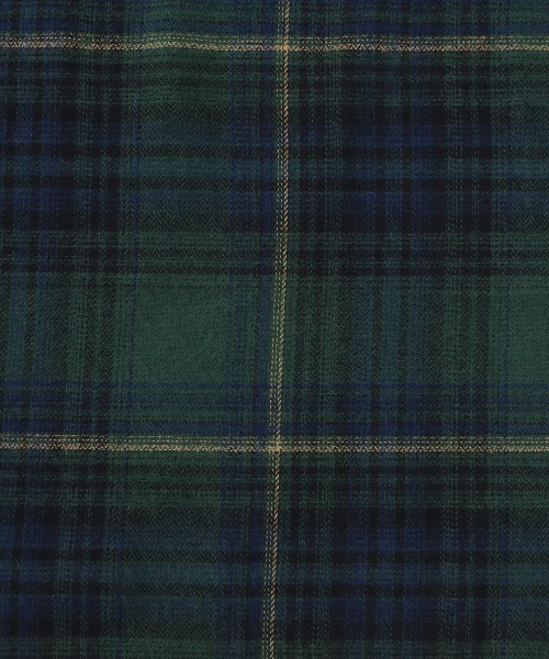 チチカカ（チチカカ）の「起毛コットンチェックスカート【大きいサイズ】（スカート・レディース・グリーン/イエロー/ネイビー・3L）」の11枚目の写真