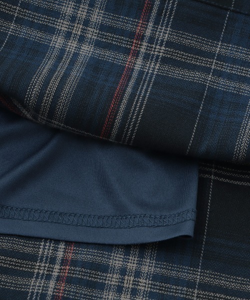 チチカカ（チチカカ）の「起毛コットンチェックスカート【大きいサイズ】（スカート・レディース・グリーン/イエロー/ネイビー・3L）」の8枚目の写真