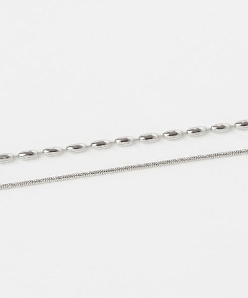 SMELLY（スメリー）の「2セットネックレス（ネックレス・レディース・シルバー・-）」の4枚目の写真