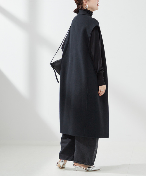 美品▪️ジャーナルスタンダード▪️ウールナイロンリバーベスト▪️ベージュ JOURNAL STANDARD relume（ジャーナルスタンダード レリューム