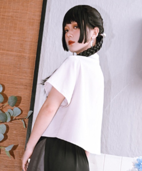 A'GEM9(エージェムナイン)の「『古怪舎/グガイシャ』チャイナ風 SHT①(シャツ/ブラウス・レディース・ホワイト・M)」の6枚目の写真