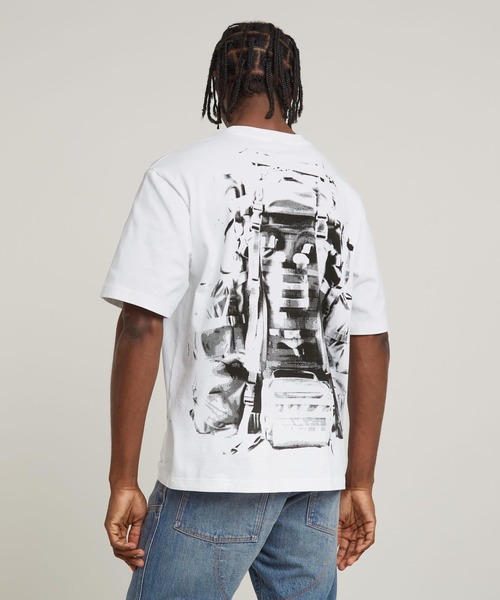 G-STAR（ジースター）の「BACKPACK GRAPHIC BOXY T-SHIRT