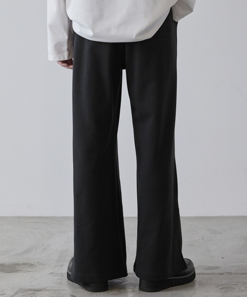 CLEL（クレイル）の「【CLEL】Side Slit Flare Sweat Pants/サイドスリット フレアスウェットパンツ（スウェットパンツ・メンズ・グレー系/ブラック/ライトグレー系・XS/S/M/L）」の6枚目の写真