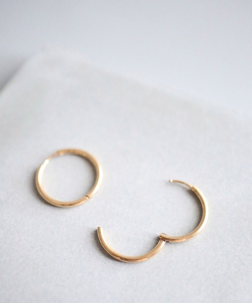 CERCA（チェルカ）の「KAM.accessory/金属アレルギー対応/シンプルミニフープピアス（ピアス（両耳用）・レディース・ゴールド/シルバー・#19/#15/#13/#9）」の13枚目の写真