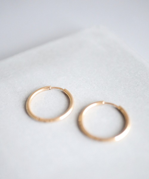CERCA（チェルカ）の「KAM.accessory/金属アレルギー対応/シンプルミニフープピアス（ピアス（両耳用）・レディース・ゴールド/シルバー・#19/#15/#13/#9）」の15枚目の写真