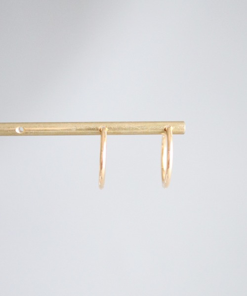 CERCA（チェルカ）の「KAM.accessory/金属アレルギー対応/シンプルミニフープピアス（ピアス（両耳用）・レディース・ゴールド/シルバー・#19/#15/#13/#9）」の18枚目の写真