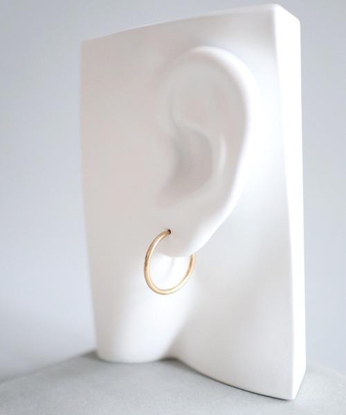 CERCA（チェルカ）の「KAM.accessory/金属アレルギー対応/シンプルミニフープピアス（ピアス（両耳用）・レディース・ゴールド/シルバー・#19/#15/#13/#9）」の19枚目の写真