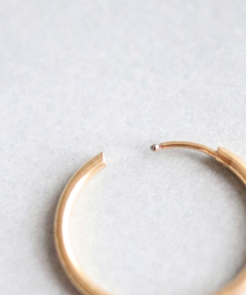 CERCA（チェルカ）の「KAM.accessory/金属アレルギー対応/シンプルミニフープピアス（ピアス（両耳用）・レディース・ゴールド/シルバー・#19/#15/#13/#9）」の20枚目の写真