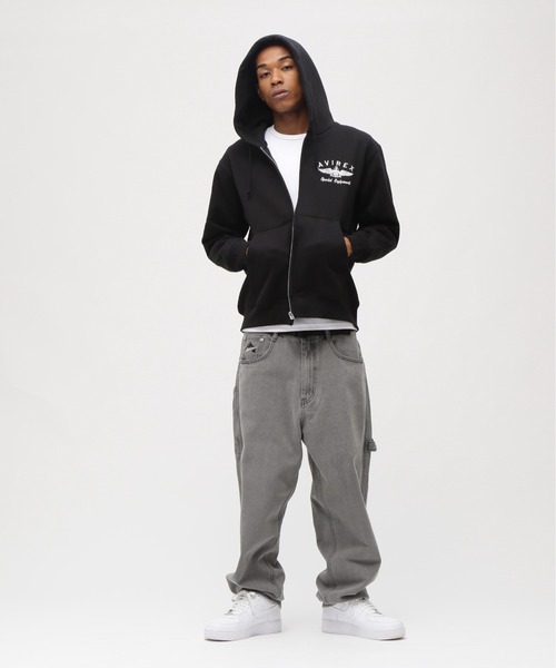 AVIREX(アヴィレックス)の「VARSITY LOGO SWEAT ZIP UP PARKA / バーシティ ロゴ スウェット ジップ アップ パーカー / AVIREX / アヴィレックス(パーカー・メンズ・カーキ/その他17/オリーブ系/ブラック/ホワイト/グリーン/オレンジ・MEDIUM/L/M/2XL/XL/LARGE/X-LARGE/XX-LARGE)」の22枚目の写真