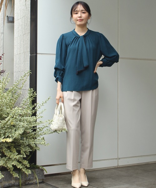 変形ボウタイ 袖2WAYブラウス（シャツ/ブラウス）｜INCEDE（インシード