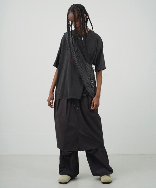 JIEDA（ジエダ）の「NYLON PARACHUTE PANTS（その他パンツ・メンズ・グレー/ブラック・1/2）」の22枚目の写真
