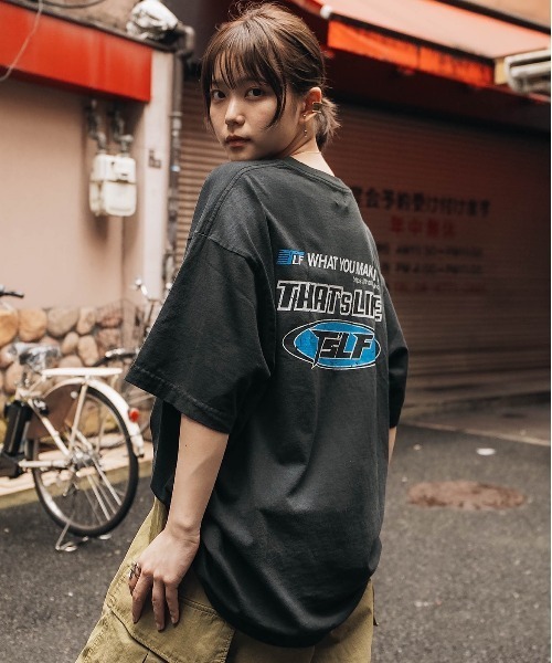 セール】Vintage styles 'TsLF' logo S/S tee 半袖 Tシャツ 夏服