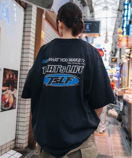 セール】Vintage styles 'TsLF' logo S/S tee 半袖 Tシャツ 夏服