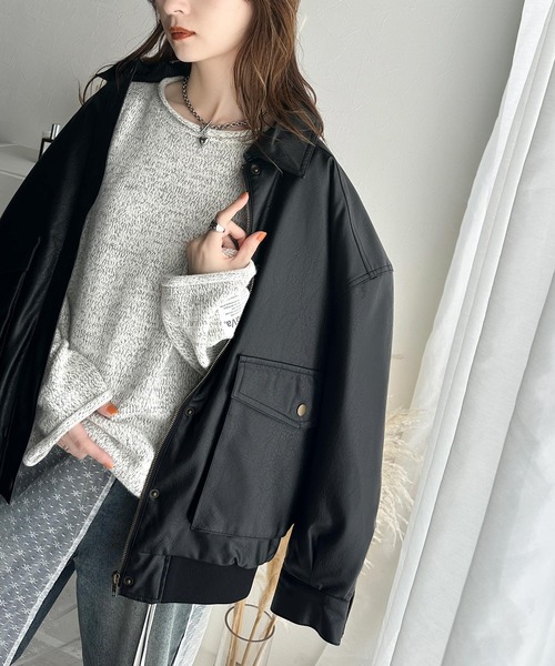 セール】《Javaジャバコラボ》こなれシルエット。くるっとロールネック