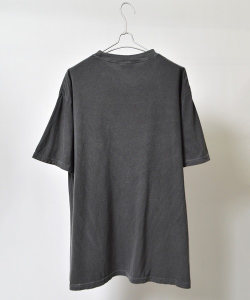 Revo.(レボ)の「MODISH GAZE BACK TO NATURE ピグメント加工 ビッグシルエットTシャツ(Tシャツ/カットソー・レディース・アイボリー/ネイビー/スミクロ・FREE)」の5枚目の写真