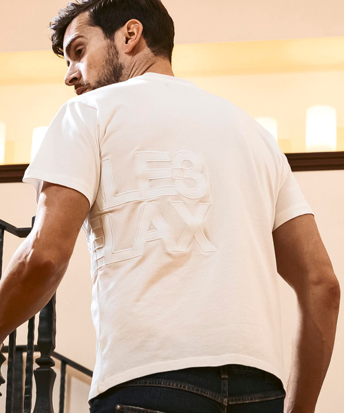 人気■1PIU1UGUALE3 RELAX■フェイクレザーロゴ 半袖 Tシャツ 1PIU1UGUALE3 RELAX フェイクレザーロゴロングTシャツ | ウノ