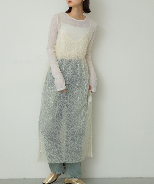 SENSE OF PLACE by URBAN RESEARCH（センスオブプレイスバイアーバンリサーチ）の「スラブリブトップ（Tシャツ/カットソー・レディース・アイボリー/ブラック/ピンク・ONE）」の11枚目の写真