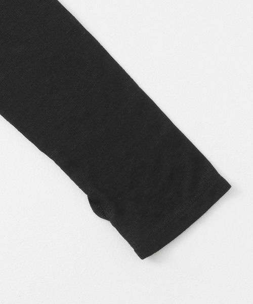 SENSE OF PLACE by URBAN RESEARCH（センスオブプレイスバイアーバンリサーチ）の「スラブリブトップ（Tシャツ/カットソー・レディース・アイボリー/ブラック/ピンク・ONE）」の5枚目の写真