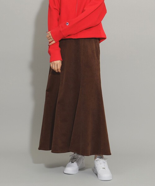 Ray BEAMS(レイビームス)の「コーデュロイ マーメイド スカート(スカート・レディース・オフホワイト/ブラウン系その他5/グリーン系その他2・0/1)」の13枚目の写真