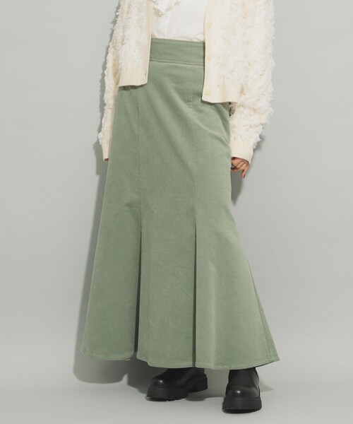 Ray BEAMS(レイビームス)の「コーデュロイ マーメイド スカート(スカート・レディース・オフホワイト/ブラウン系その他5/グリーン系その他2・0/1)」の16枚目の写真