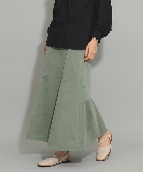 Ray BEAMS(レイビームス)の「コーデュロイ マーメイド スカート(スカート・レディース・オフホワイト/ブラウン系その他5/グリーン系その他2・0/1)」の18枚目の写真