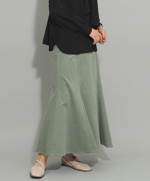 Ray BEAMS(レイビームス)の「コーデュロイ マーメイド スカート(スカート・レディース・オフホワイト/ブラウン系その他5/グリーン系その他2・0/1)」の19枚目の写真