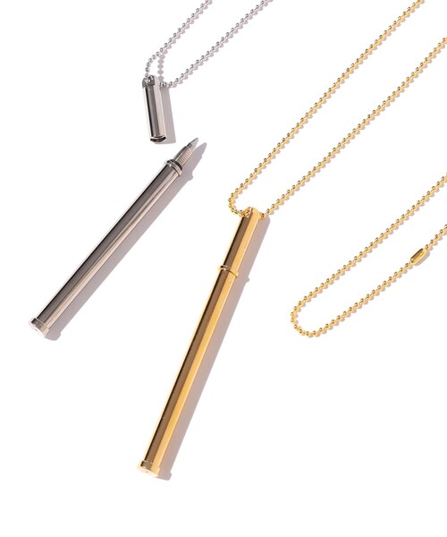 bpr BEAMS（ビーピーアール ビームス ）の「PEARL / ペン ネックレス（ネックレス・メンズ・シルバー/ゴールド・ONE SIZE）」の3枚目の写真