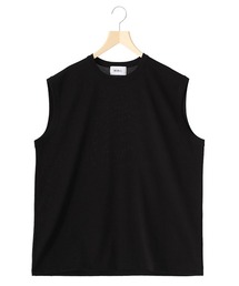 WEWILL / ウィーウィル：NO SLEEVE BAGGY T-SHIRT：W-014MS-8004[COR]