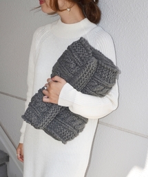 SHIPS for women | ケーブルニットクラッチ◇(クラッチバッグ)