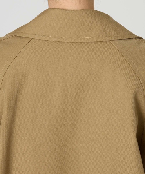 BABYLONE（バビロン）の「ギャバショートトレンチ（トレンチコート・レディース・キャメル・フリー）」の20枚目の写真