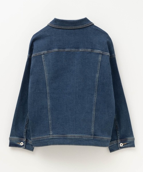 EDWIN（エドウィン）の「C17 BASIC DENIM JACKET CTB058（デニムジャケット・レディース・ダークブルー/ライトインディゴブルー・M/L）」の22枚目の写真
