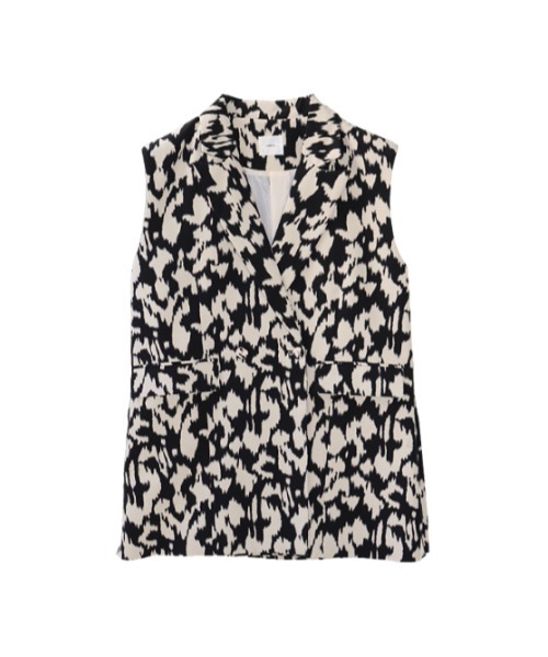 AMAIL（アマイル）の「Camouflage long vest（ベスト・レディース・ブラック/ベージュ・FREE）」の16枚目の写真